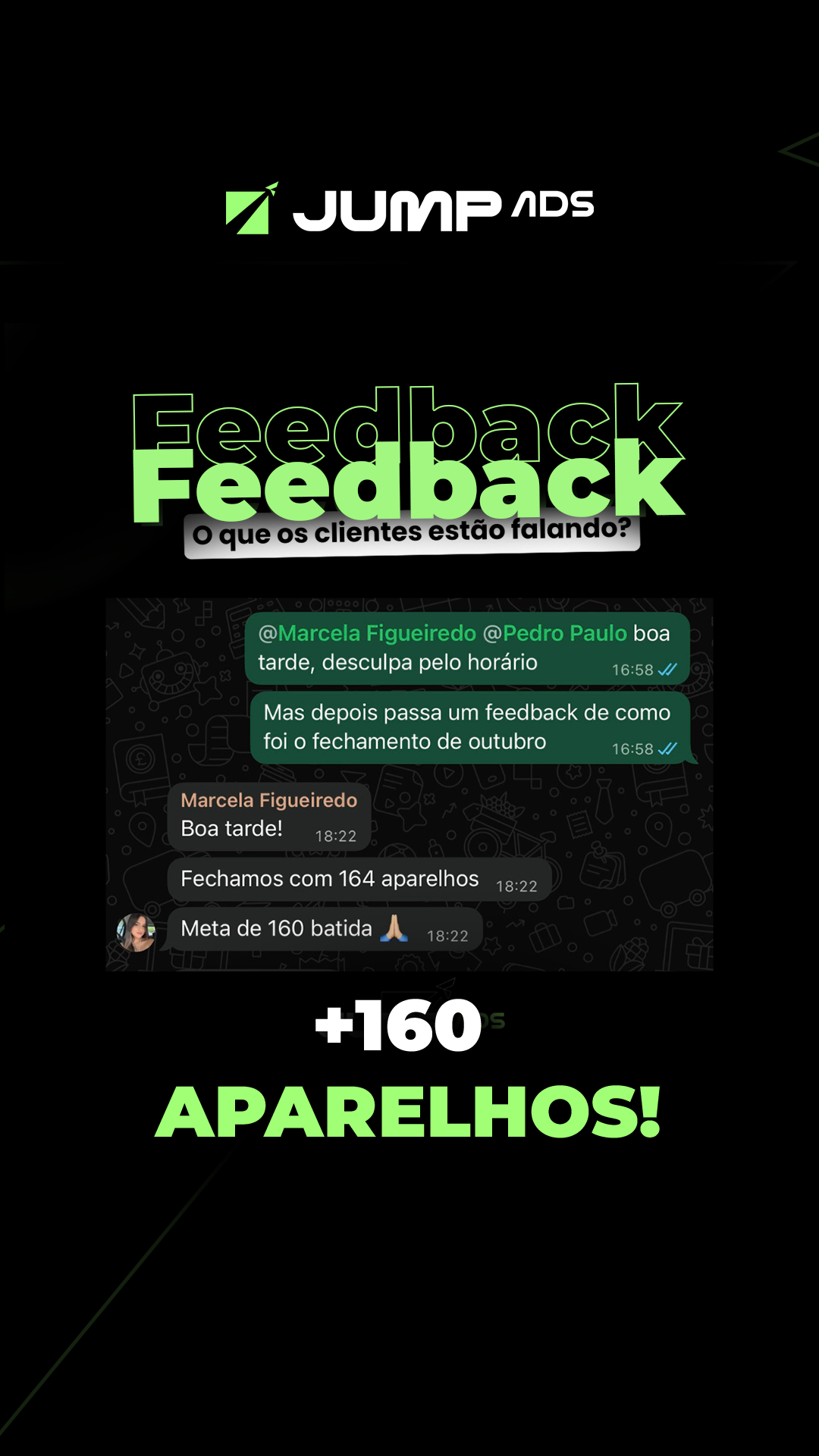 Depoimento de cliente - Leads qualificados
